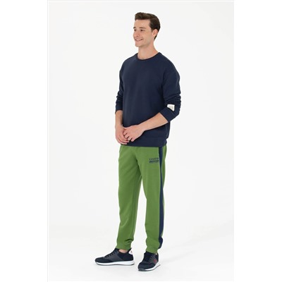 Erkek Lacivert Bisiklet Yaka Comfort Sweatshirt