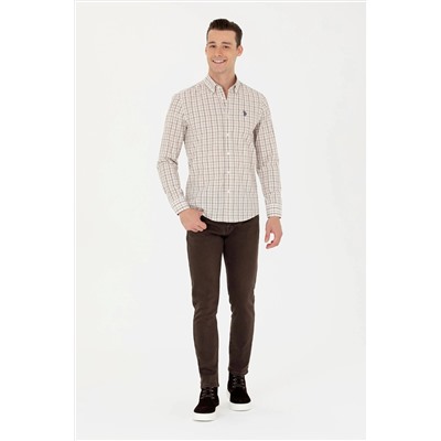 Erkek Ekoseli Kum Gömlek