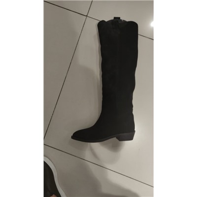 Сапоги черные байка