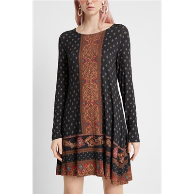 Vestido boho cerrado