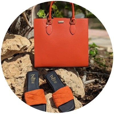 Ab.Zapatos 3420 MANDARINA+Ab.Zapatos PELLE UNIVERSAL (900) Naranja АКЦИЯ
