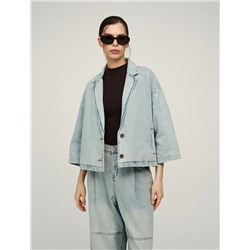 Голубой жакет из денима