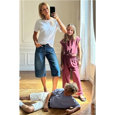 FLOWING TEXTURED TROUSERS