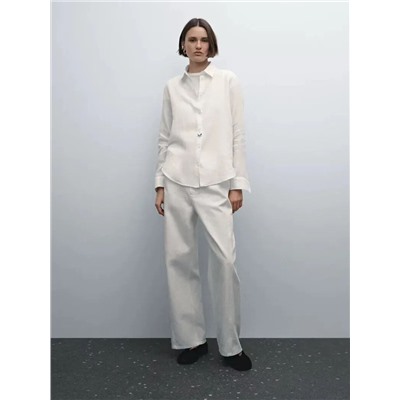 Женская льняная рубашка МАССИМО Д