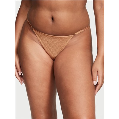 Icon by Victoria's Secret Icon Lace Adjustable Thong Panty
