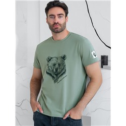 Футболка из премиального хлопка с авторским принтом