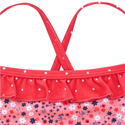 Mädchen Bikini mit floralem Muster