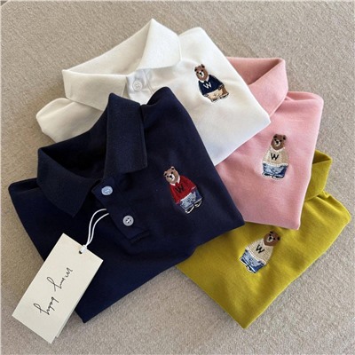 Хлопковая поло для мальчиков