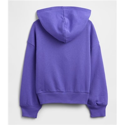 Kids Relaxed Half-Zip Fleece Hoodie