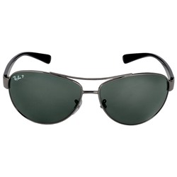 Ray-Ban Polarized Green Classic G-15 Pilot Men's Sunglasses