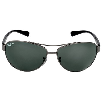Ray-Ban Polarized Green Classic G-15 Pilot Men's Sunglasses