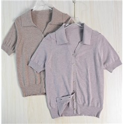 Женское трикотажное поло КО*С