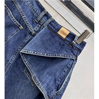 Новинка 2026  Крутые и стильные женские джинсы  нестандартной формы с ремнем ДИО*Р