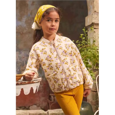 Тонкая кофта на замке для девочек