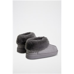 Botines forrados Gris