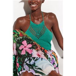 Vestido playero tropical