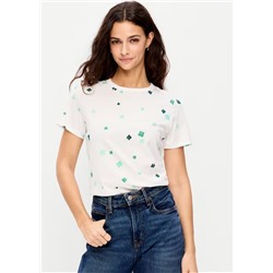 EveryWear Crew-Neck Printed T-Shirt