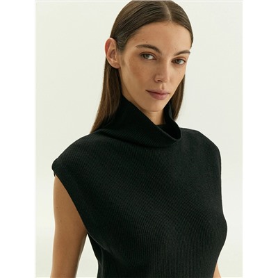 Трикотажное платье из вискозы, PL1549/melanite