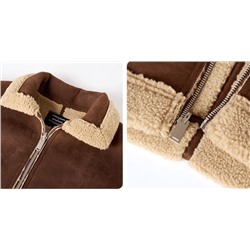 Пальто для мальчиков/девочек детское. Цвет: коричневый