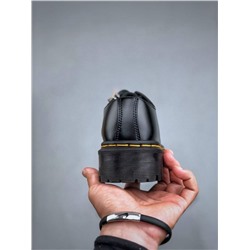 Ботинки Dr. Martens Martin 1461 с тремя отверстиями и низким вырезом на подошве из твердой кожи черного цвета