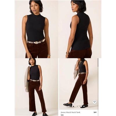 Женская майка с высоким горлом от Американского бренда   LNA CLOTHING 🤩  Экспорт