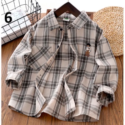 Хлопковая рубашка для мальчиков