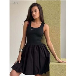 Приталенное платье баллон 2 цвета