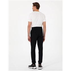 Siyah Slim Fit Eşofman Altı