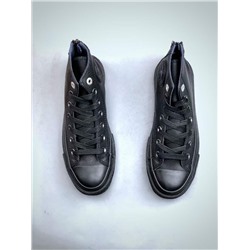 Повседневные кожаные кроссовки Convers*e Chuck 70-х годов в функциональном стиле на молнии с высоким берцем