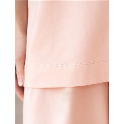 Футболка оверсайз с принтом из премиального 100% хлопка