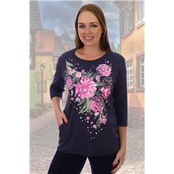 Джемпер Пионы