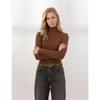 Balıkçı Yaka Coconut Slim Fit Basic Kazak