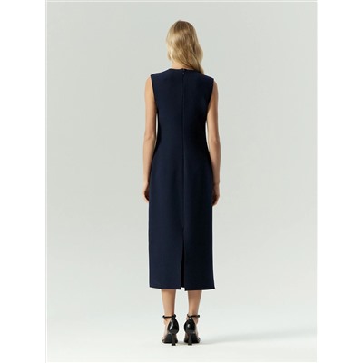 Платье-футляр макси, PL1636/madro