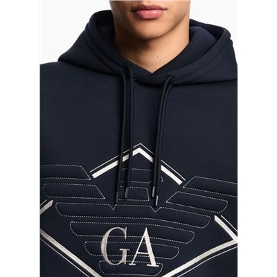 Мужская повседневная толстовка с капюшоном ЭМПОРИО АРМАН*И