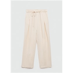 Pantalón lyocell recto