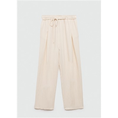 Pantalón lyocell recto