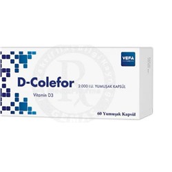 D-Colefor D3 2000 МЕ, 60 капсул