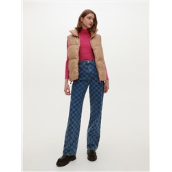 Weste aus Lederimitat