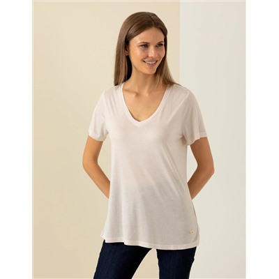 Ekru Regular Fit Tişört