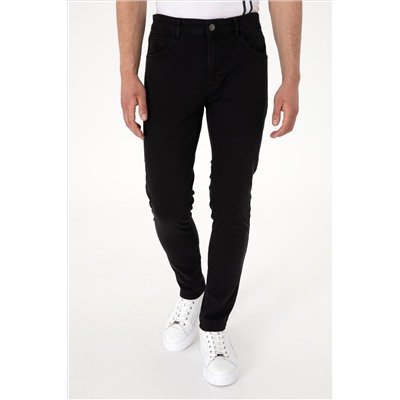 Erkek Siyah Jean Pantolon