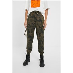 Pantalón cargo camoflower