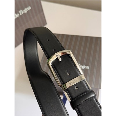 Мужской двухсторонний ремень в деловом стиле  Ermenegild*o Zegn*a