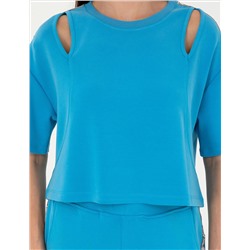 Mavi Comfort Fit Crop Modal Kumaş Sweatshirt