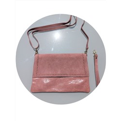Итальянская сумка - клатч из натуральной кожи AB.Z PELLE KL3208CH Rosa