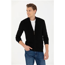 Erkek Siyah Triko Hırka