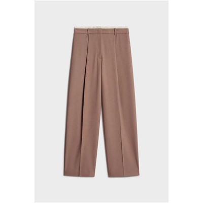 Приталенный джемпер с кружевом и широкие брюки   ЛАЙ*М