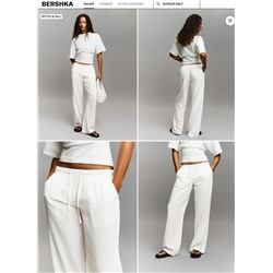 Женские лёгкие штаны из смесового льна (6 цветов) БЕРШК*А