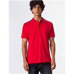 SOLID INTERLOCK POLO SHIRT