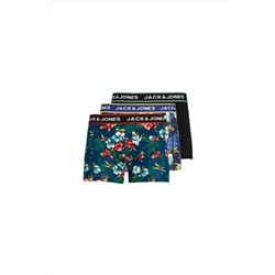 Jack & Jones Jack&jones Flower 3 Pack Erkek Siyah Iç Çamaşır
