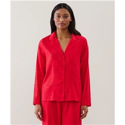 Camisa de sat én estampada